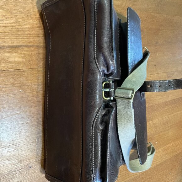 BALLY BROWN LEATHER BRIEFCASE BUSINESS BAG LAPTOP - Picture 12 of 15